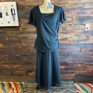 Karin Stevens Black Two Piece Set